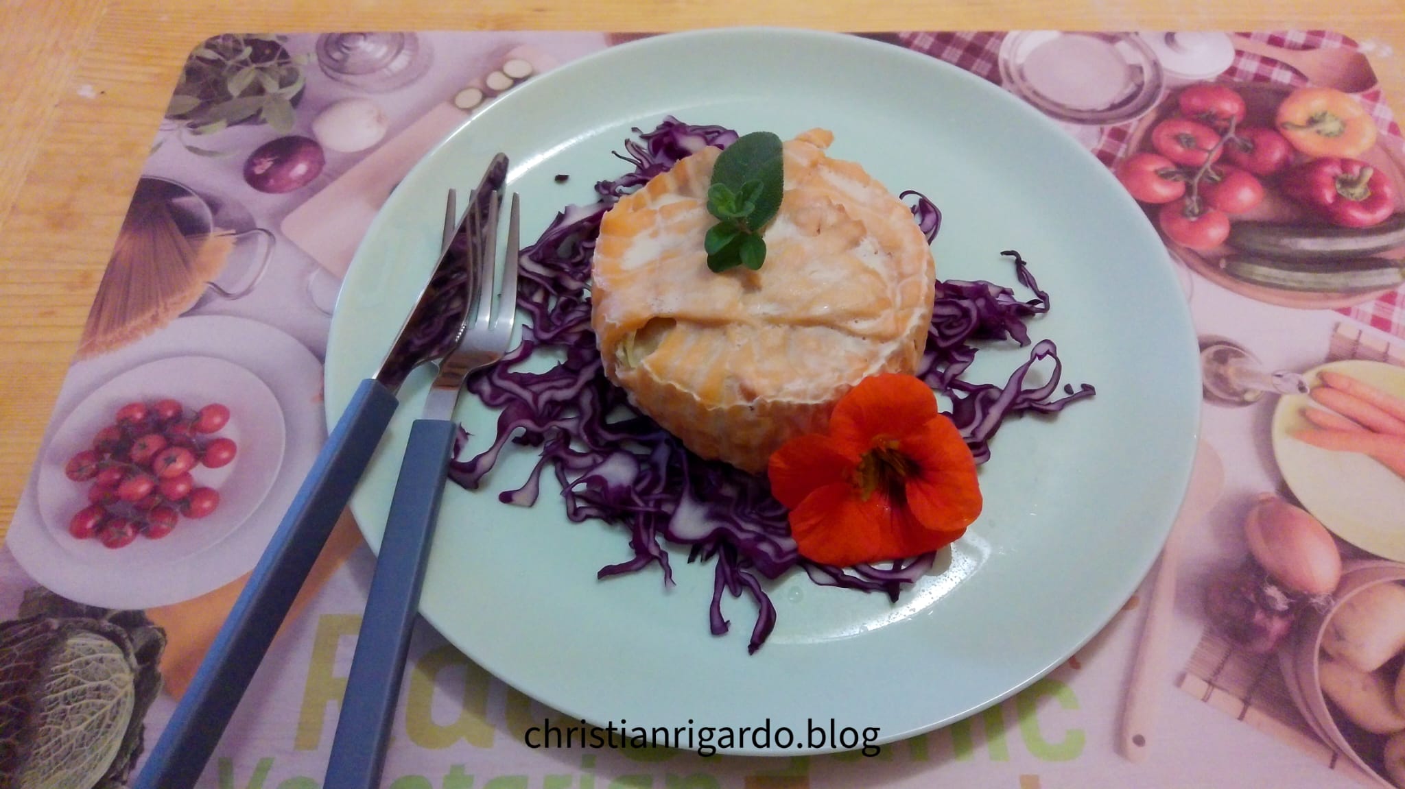 Millefoglie Aurora di Salmone e Patate