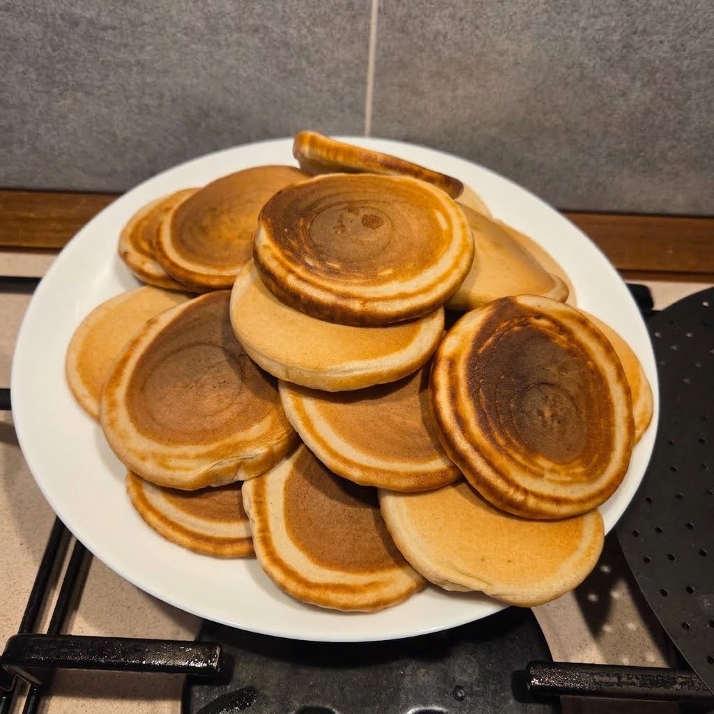 Piatto di pancake alla banana
