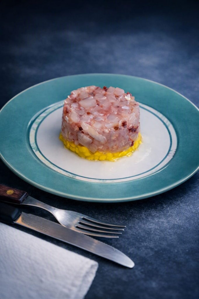 tartare ricciola e mango