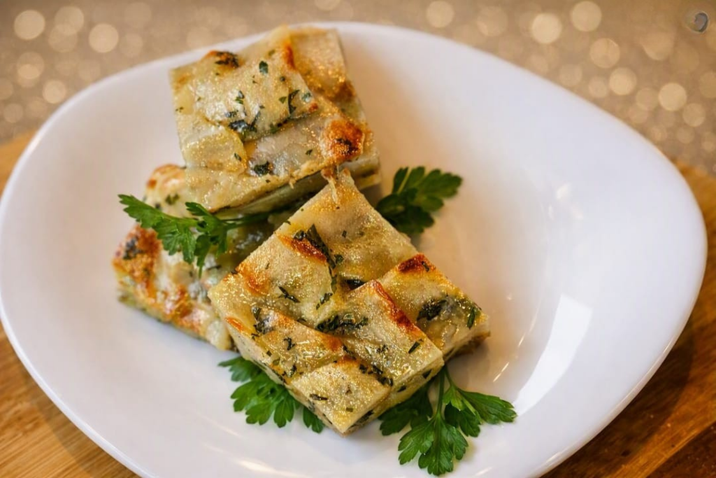 Il tortino di patate e funghi